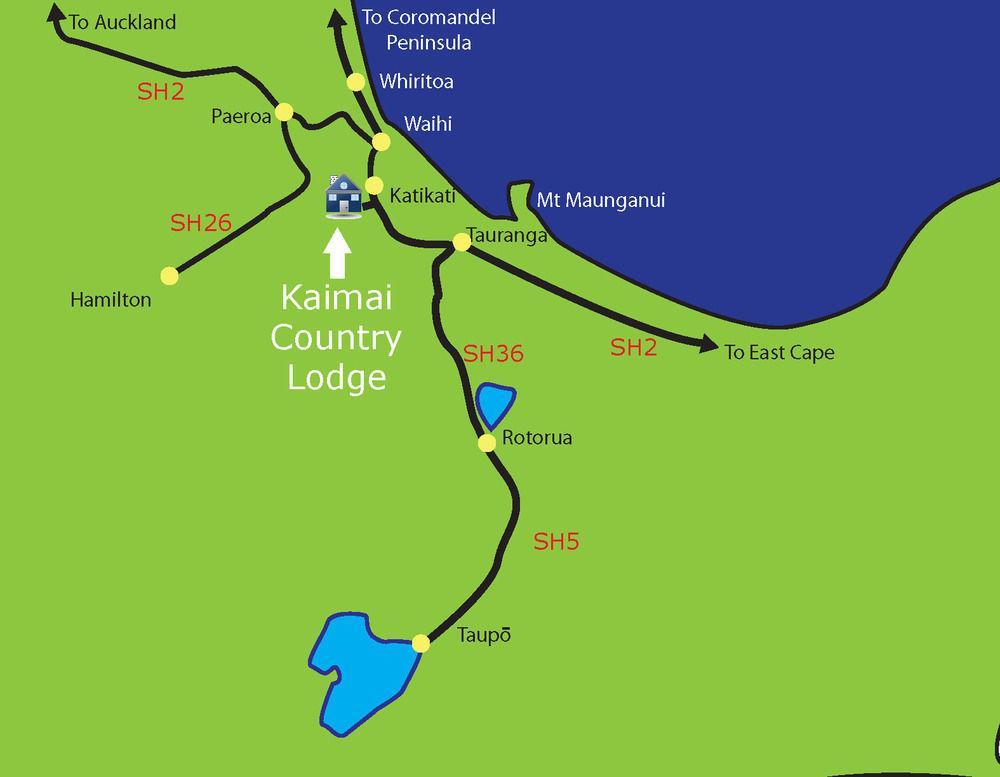 Kaimai Country Lodge Katikati Eksteriør bilde